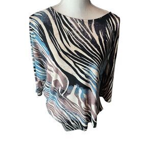 Clara Sun Woo Women Tunic Floral Medium Abstract Y2K Designer Art To Wear M